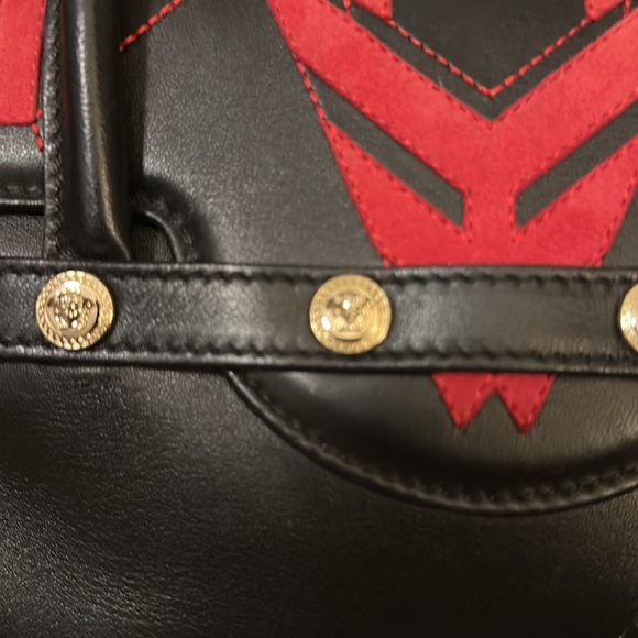 Versace Pink, Red and Black Handbag - Picture 4 of 8